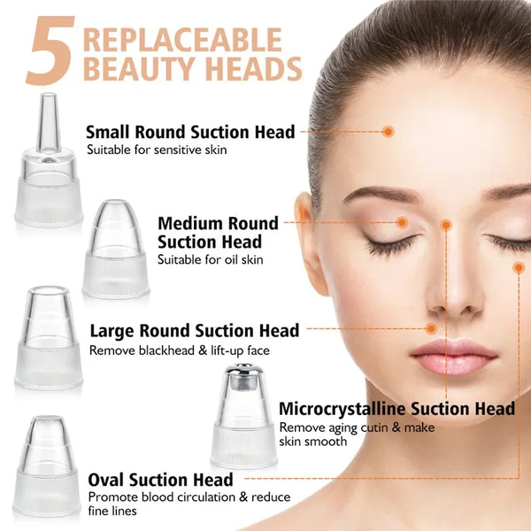 Blackhead Pore Removal Vacuum USB Rechargeable